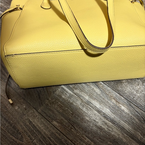 Nanette Lepore Yellow Structured Tote Bag - Picture 7 of 14
